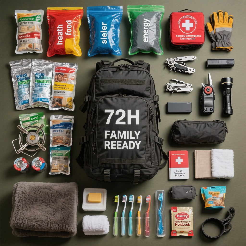🎒 KIT 72H — FAMILY PACK